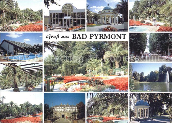 Bad Pyrmont Kurpark Pavillon Fontaene