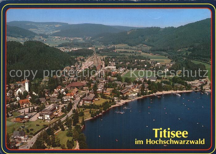 TITISEE Schwarzwald BW Fliegeraufnahme