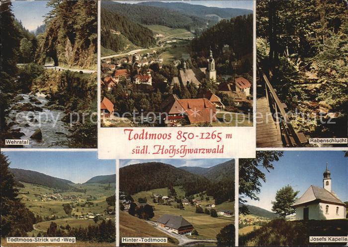Todtmoos Schwarzwald BW Wehratal Rabenschlucht Josefs Kapelle