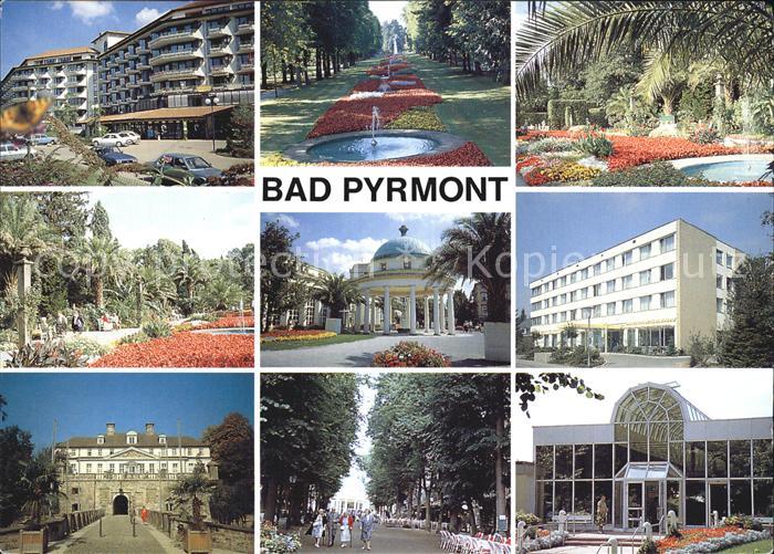 Bad Pyrmont Kursana Residenz Palmengarten Schloss Brunnenplatz Hauptallee