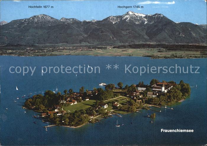 Fraueninsel Chiemsee Fliegeraufnahme