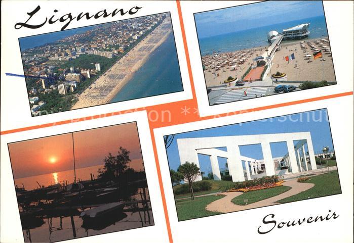 Lignano Fliegeraufnahme Strand