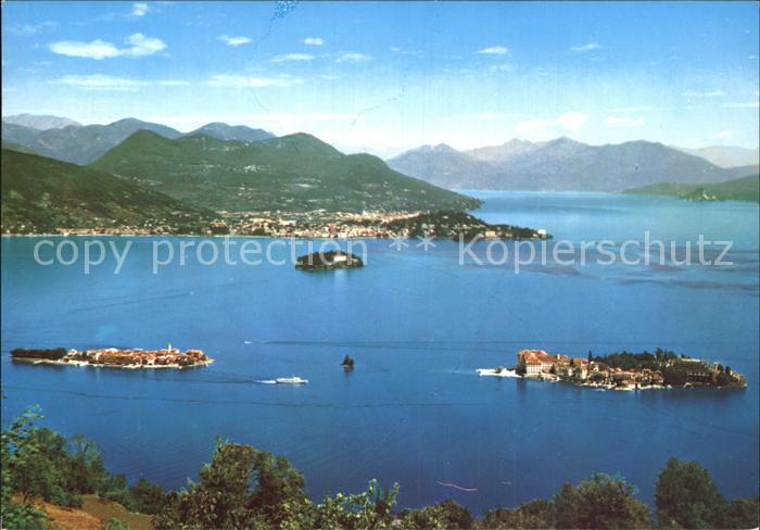 Isola Bella Lago Maggiore Fliegeraufnahme