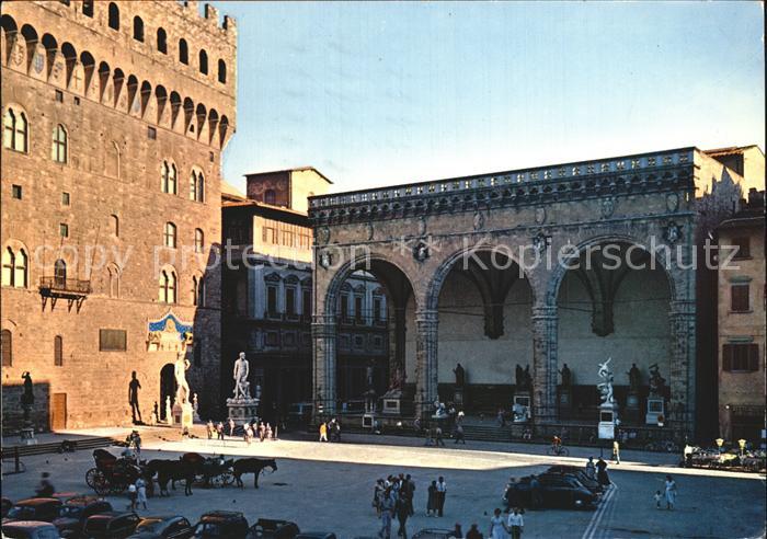 Firenze Florenz Signoria Platz Orcagna Loge