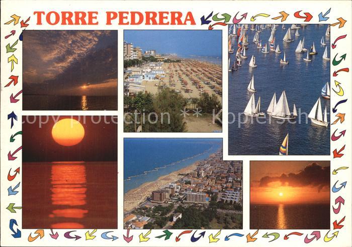 Torre Pedrera Strand Segelboote