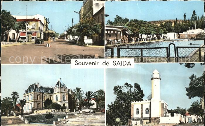 Saida Strassenpartie Schwimmbad Schloss Moschee