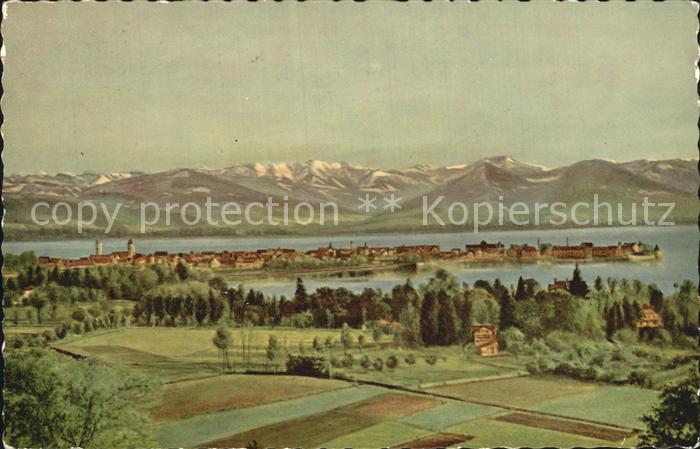 Lindau Bodensee Blick vom Hoyerberg