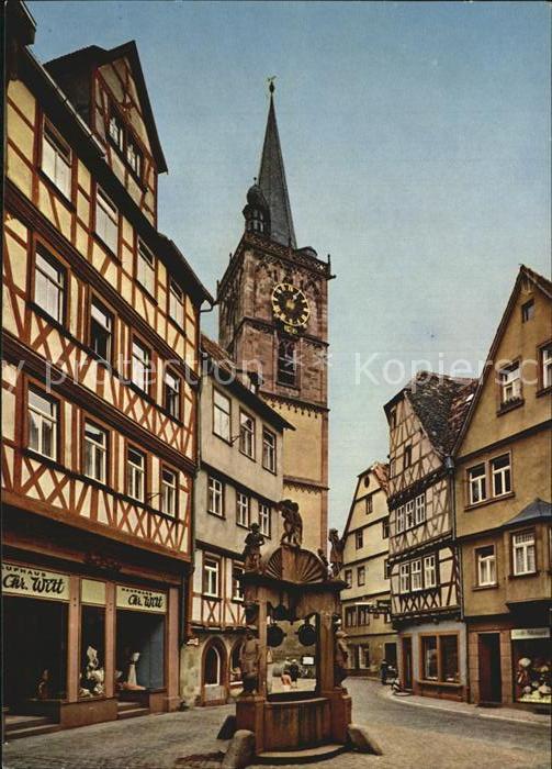 Wertheim Main Der Engelbrunnen