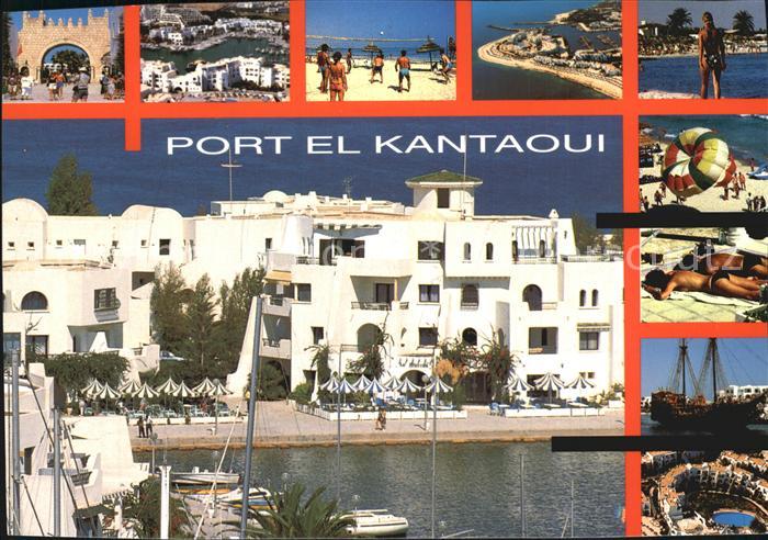 SOUssE  Tunesie Port El Kantaoui Tor Strand Fliegeraufnahme Hafen Segelschiff Ho