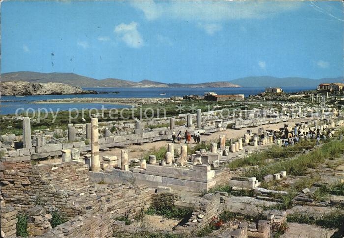 Delos Weg zum Heiligtum des Apollo