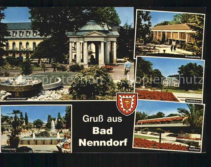 Bad Nenndorf Brunnentempel Wandelhalle Schloesschen Promenade Kurhaus