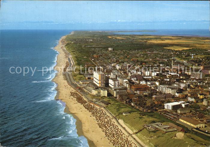 Westerland Sylt Fliegeraufnahme