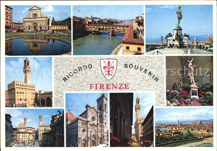 Firenze Florenz Bauwerke Sehenswuerdigkeiten Teilansichten