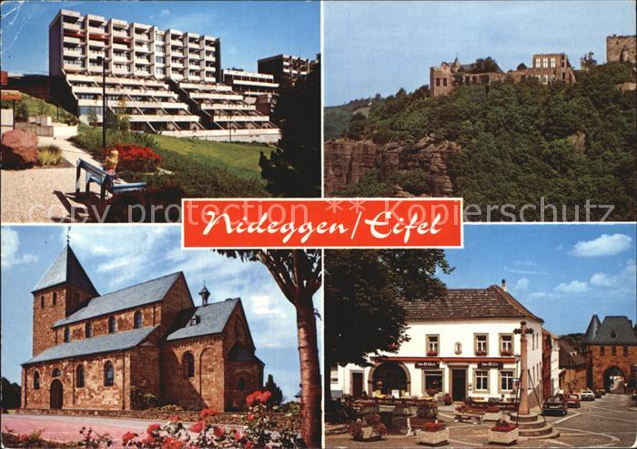 Nideggen Eifel Appartementhaus Burg Pfarrkirche Markt