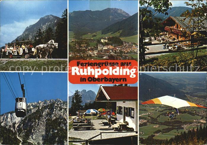 Ruhpolding Bayern Pferdekutschentour Total mit Hochfelln Raffner Alm Rauschbergb