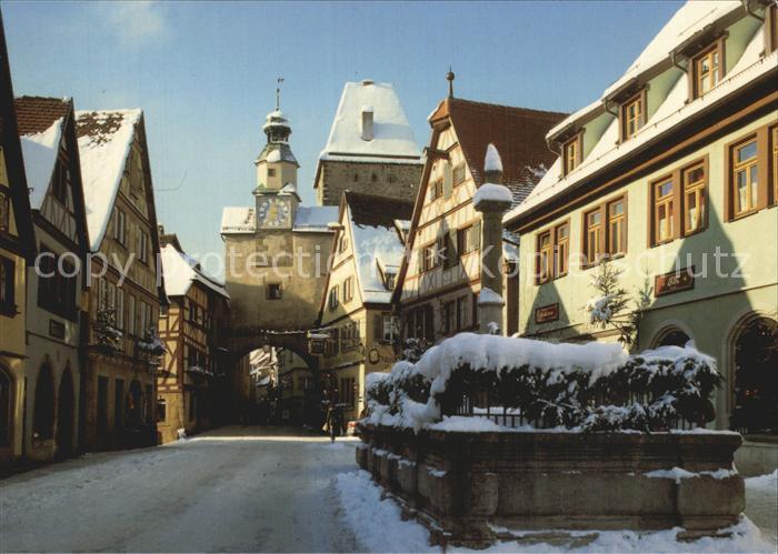 Rothenburg Tauber Roederbogen mit Markusturm