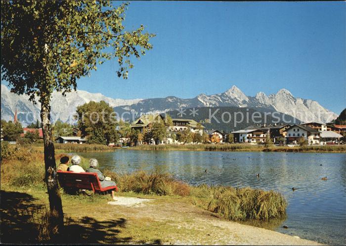 Seefeld Tirol Wildsee mit Wettersteingebirge