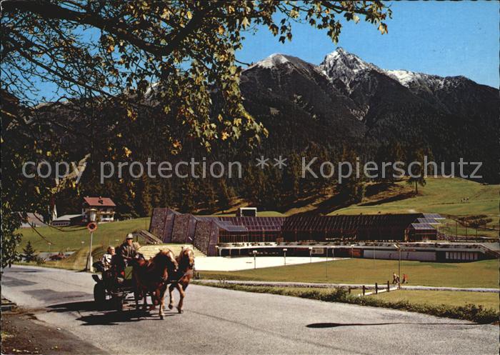 Seefeld Tirol Olympia Sportzentrum Pferdekutsche Reitherspitze