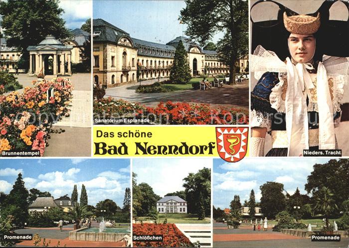 Bad Nenndorf Brunnentempel Sanatorium Esplanade Nieders Tracht Promenade Schloes