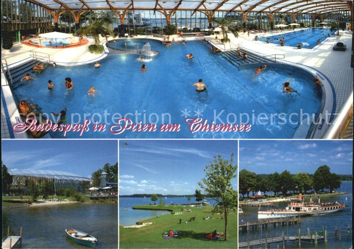 Prien Chiemsee Baederparadies Teilansichten Fahrgastschiff