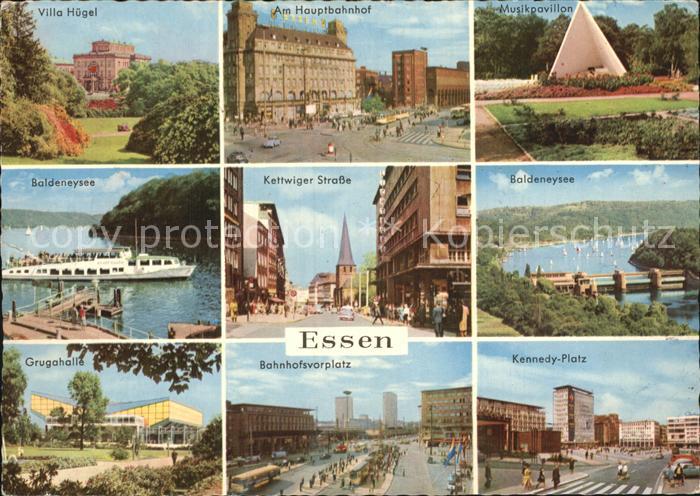 Essen Ruhr Villa Huegel Am Hauptbahnhof Musikpavillon Baldeneysee Kettwiger Str