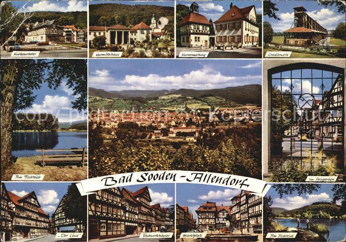 Bad Sooden-Allendorf Kurhaushotel Kurmittelhaus Kurverwaltung Gradierwerk Fischt