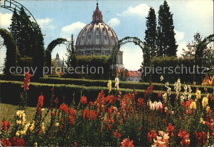 Roma Rom Cupola di S Pietro dai Giardini Vaticani