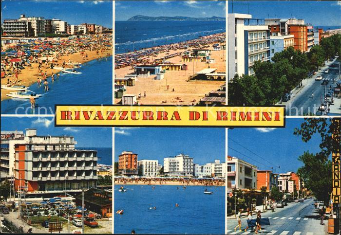 Rivazzurra Strand Hotels Strassenpartie