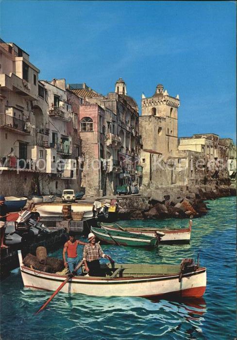 Ischia Teilansicht Fischerboote