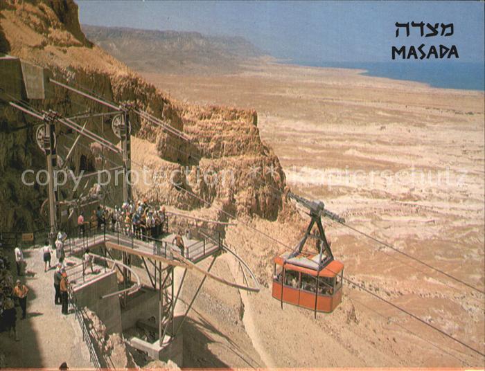 Totes Meer Dead Sea Festung Masada Seilbahn