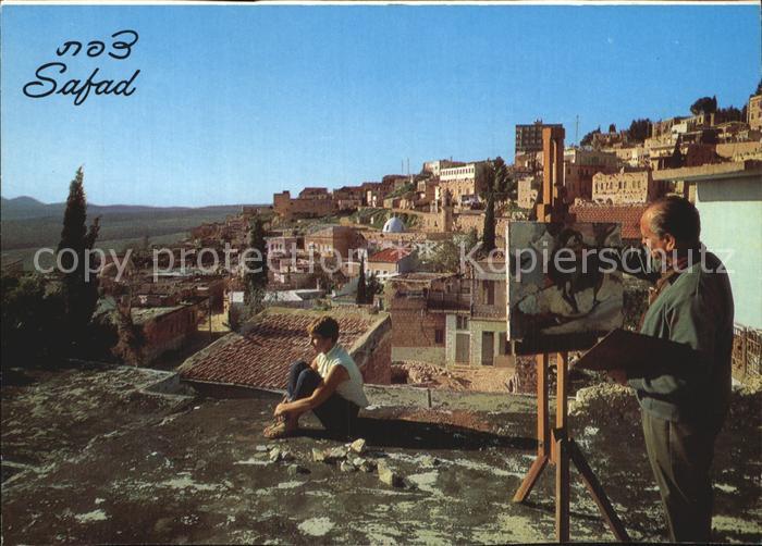 Safad Galilaea Teilansicht Maler