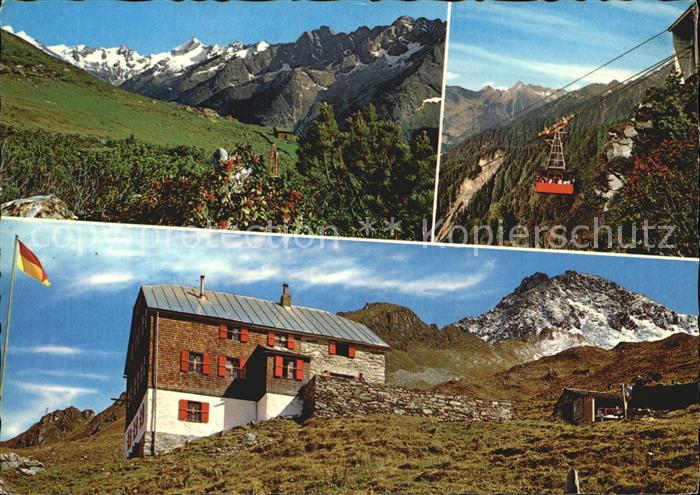 Edelhuette mit Ahornspitze Stillupp Gr Loeffler Ahornbahn Brandbergkolm