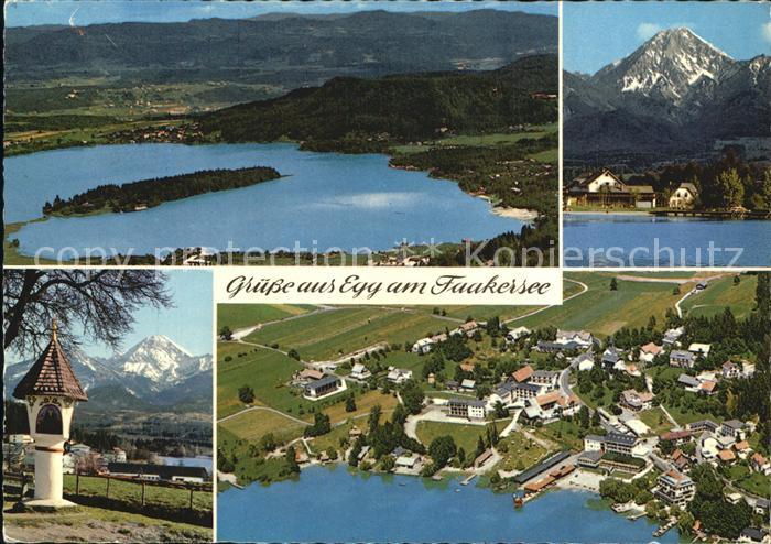 Egg Faakersee Mittagskogel Marterl Fliegeraufnahme