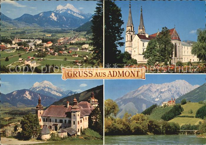 Admont Steiermark Panorama Kirche See