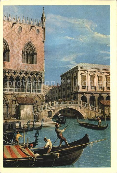 Venezia Venedig Canaletto la Riva delle Prigioni