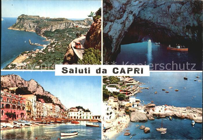 Capri Panorama e strada per Anacapri Grotta Azzura Marina grande Marina piccola
