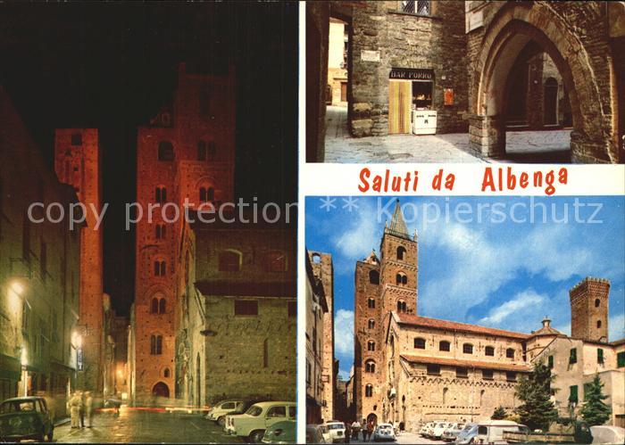 Albenga Castell Dorfmotiv