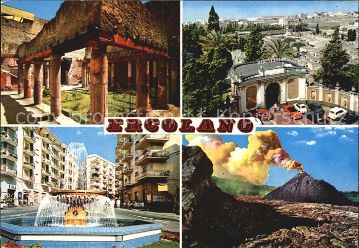 Ercolano Tempel Brunnen Vulkanausbruch