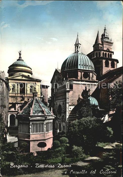 Bergamo Battistero Duomo e Cappella del Colleoni
