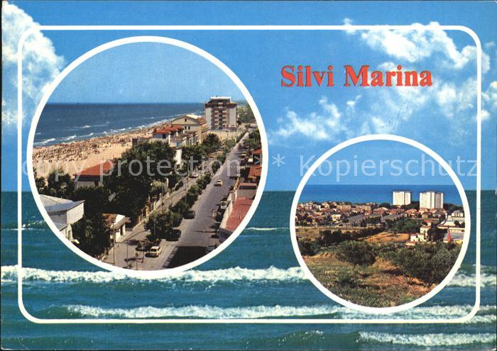 Silvi Marina Strand Promenade Panorama