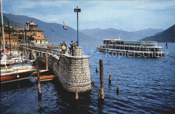 Cannobio Lago Maggiore Mole Faehrschiff
