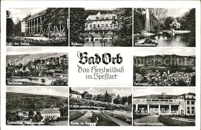 Bad Orb Kurpark Kurhaus Saline Spessar-Sanatorium