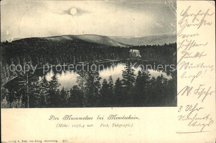 Mummelsee bei Mondschau