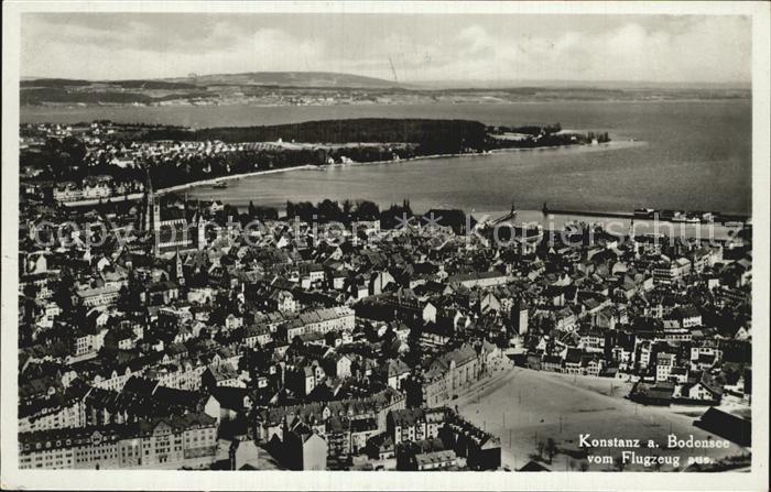 Konstanz Bodensee Fliegeraufnahme