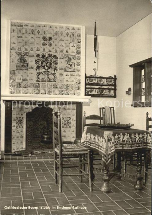 Emden Ostfriesland Ostfriesische Bauernstube im Emdener Rathaus