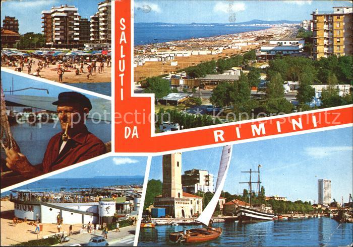 Rimini Hafen Strand