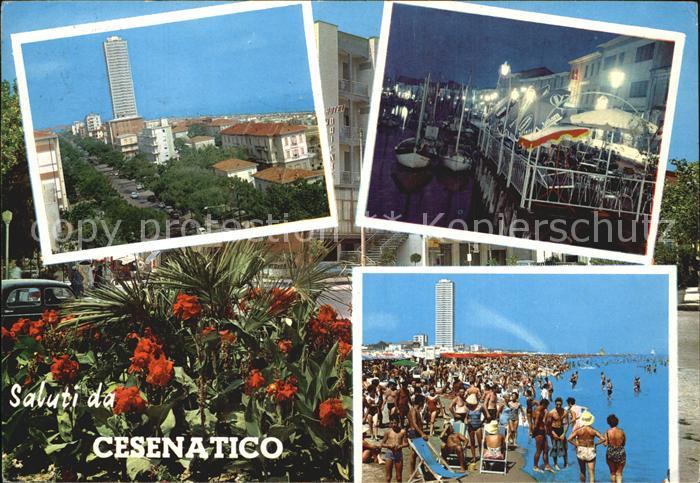 Cesenatico Strand Fliegeraufnahme