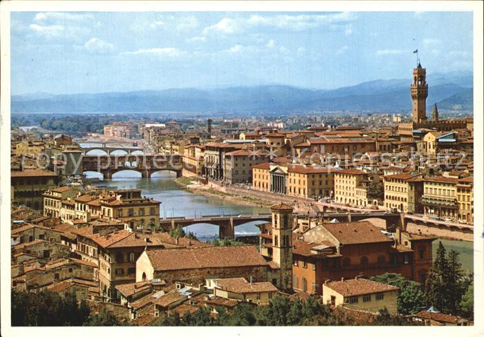 Firenze Florenz Brueckenpartie