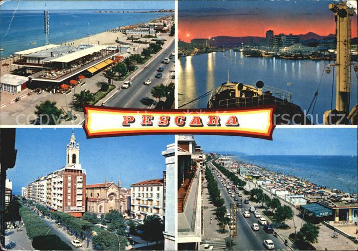 Pescara Fliegeraufnahme Strand Hafen