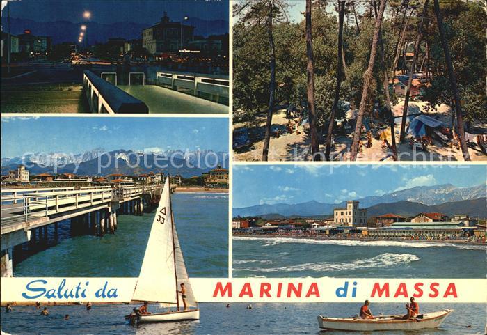 Marina di Massa Camping Strand Seebruecke
